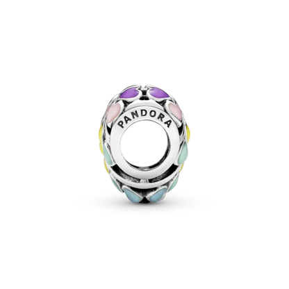 Rainbow Hearts Charm