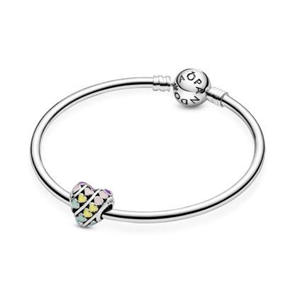 Rainbow Hearts Charm