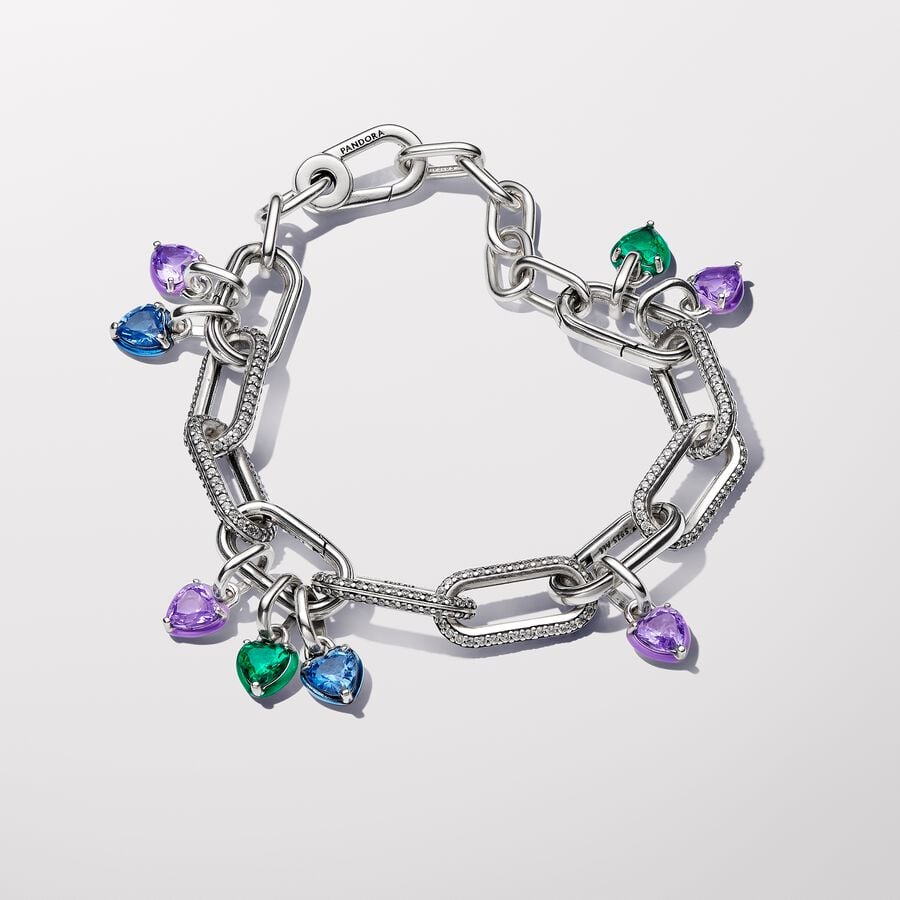 ME Purple Chakra Heart Mini Dangle Charm