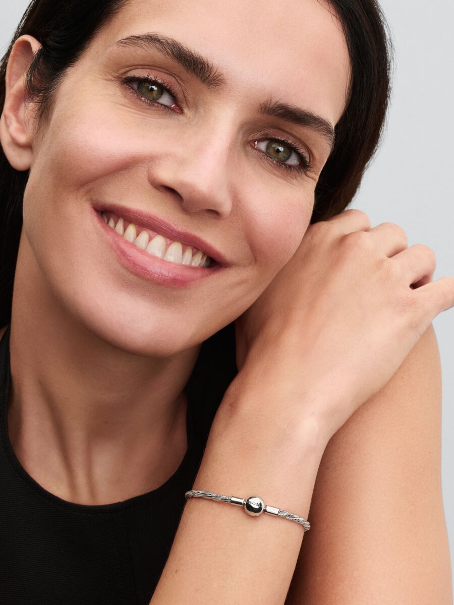 Round Clasp Twisted Snake Chain