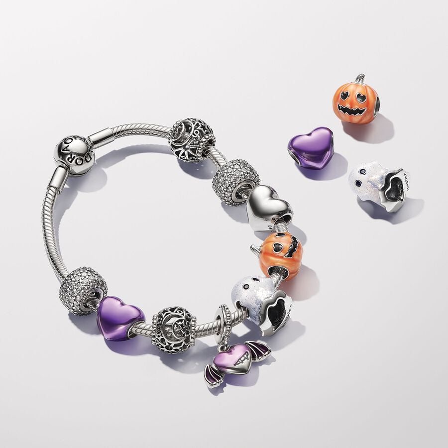 Glow-in-the-dark Boo Ghost Charm