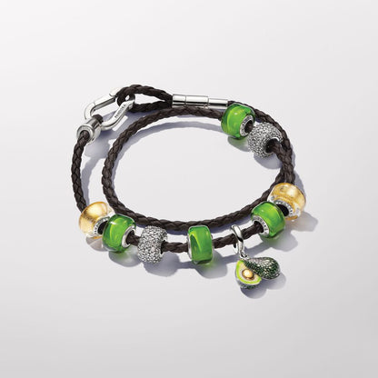Avocado Double Dangle Charm