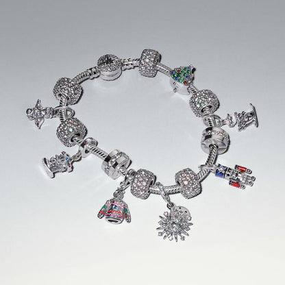 North Star Clasp Snake Chain Bracelet