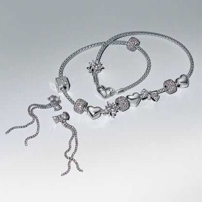Pavé Bow Drop Earrings