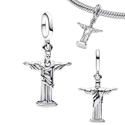 Jesus Christ The Redeemer Religious Dangle Charm
