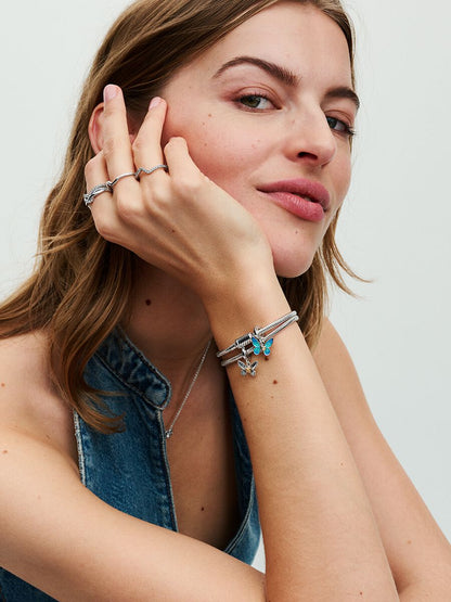 Easy-Close Magnetic Clasp Snake Chain Bracelet