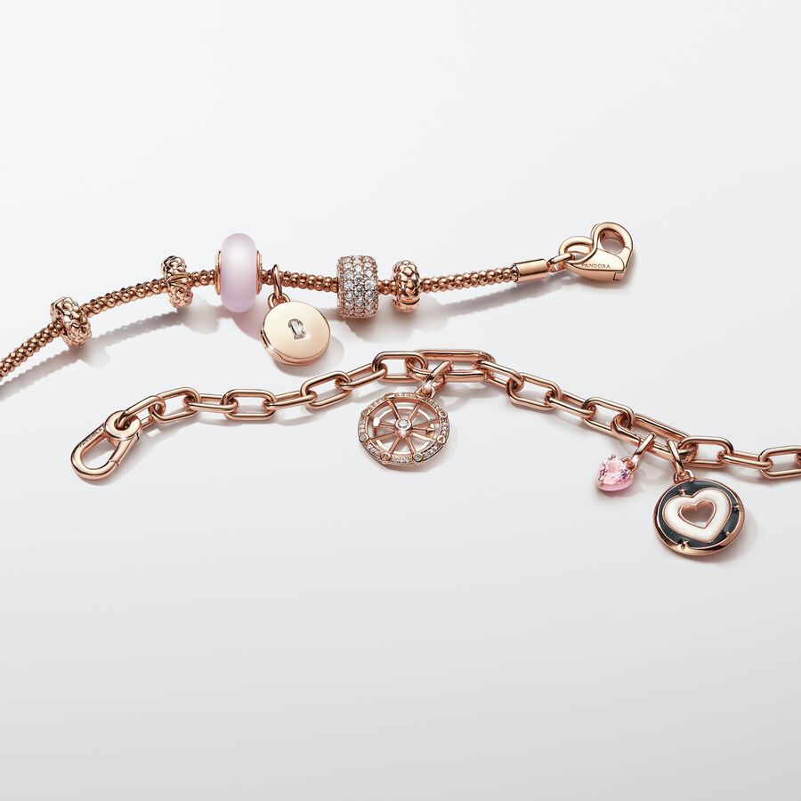 ME Pink Chakra Heart Mini Dangle Charm