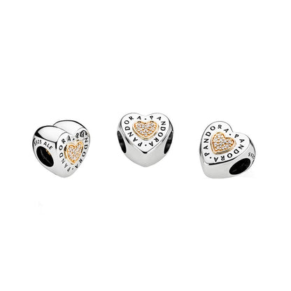 Signature Heart Gold Charm