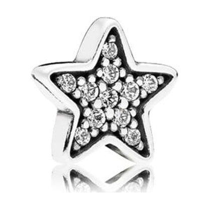 Star petite element in sterling silver