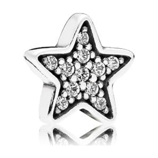 Star petite element in sterling silver
