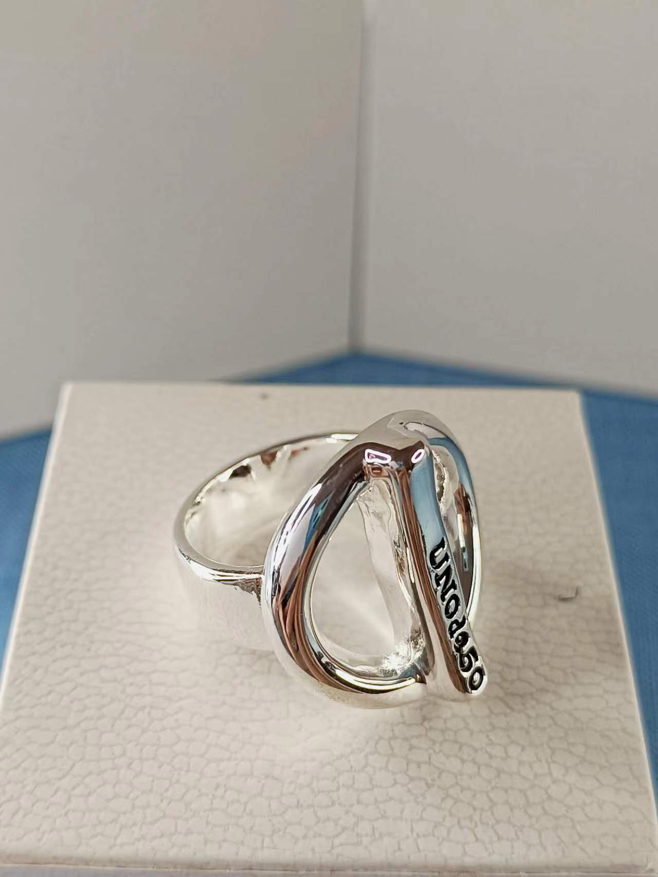 ON/OFF Ring Silver plated