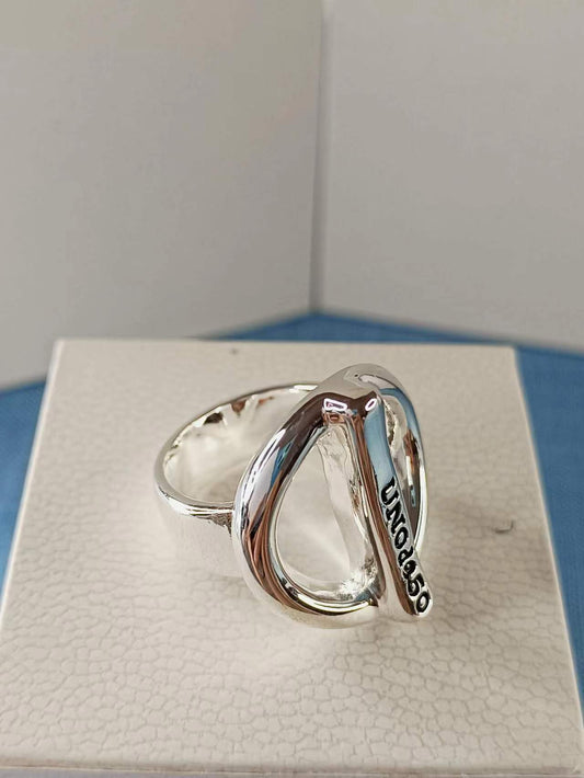ON/OFF Ring Silver plated
