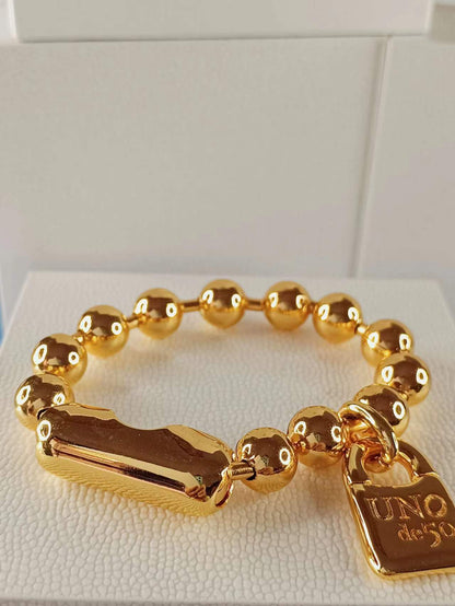 Bracelet Snowflake Gold Plated 20CM