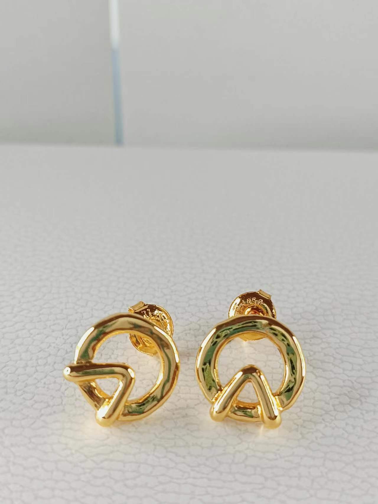 Game Of 3 Triangle & Circle Stud Earrings