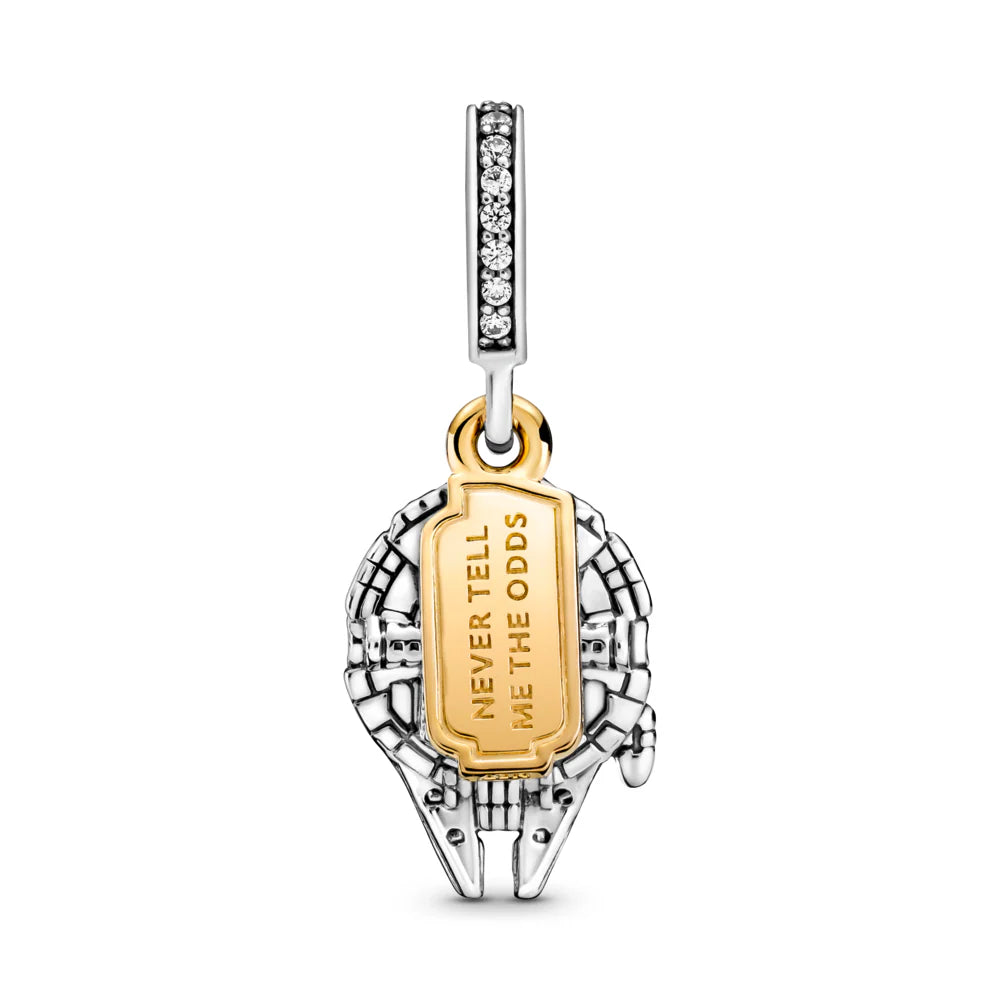 Star Wars Millennium Falcon Never Tell Me the Odds Dangle Charm