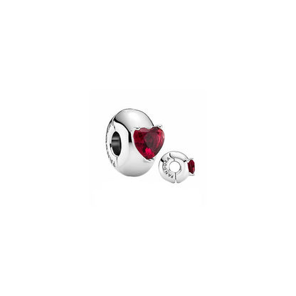 Red Heart Solitaire Clip