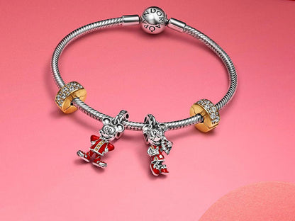 Disney Parks Minnie Mouse Kimono Dangle Charm