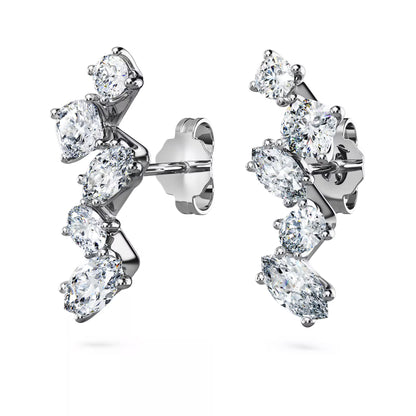 Galaxy ear cuffs, Lab-grown diamonds, Mixed shapes, white gold