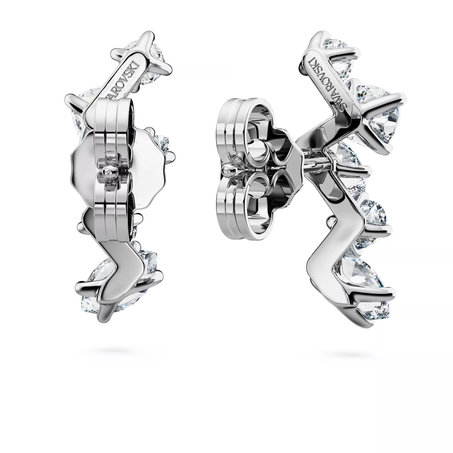 Galaxy ear cuffs, Lab-grown diamonds, Mixed shapes, white gold