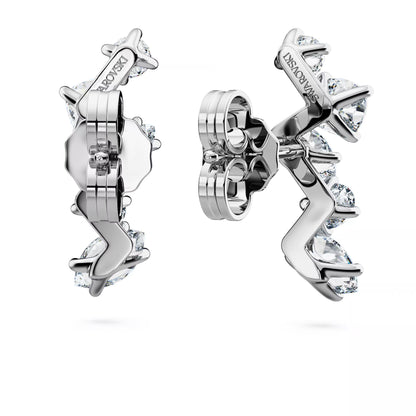 Galaxy ear cuffs, Lab-grown diamonds, Mixed shapes, white gold