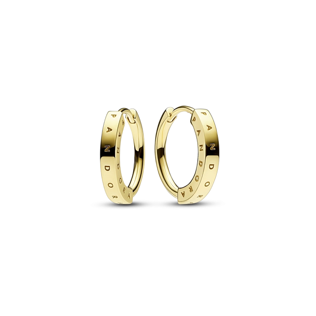 Signature Gold Hoop Earrings