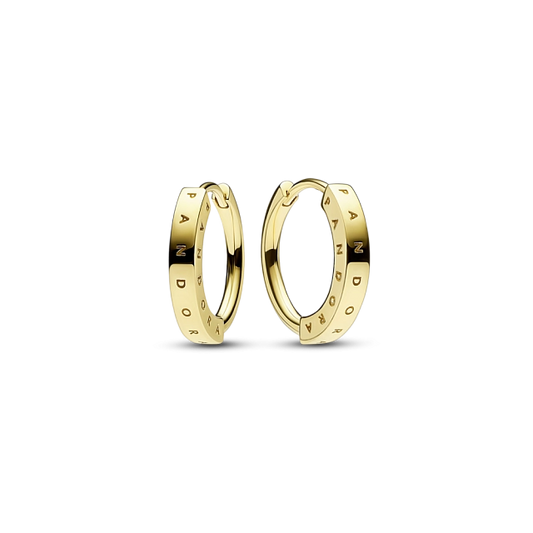 Signature Gold Hoop Earrings