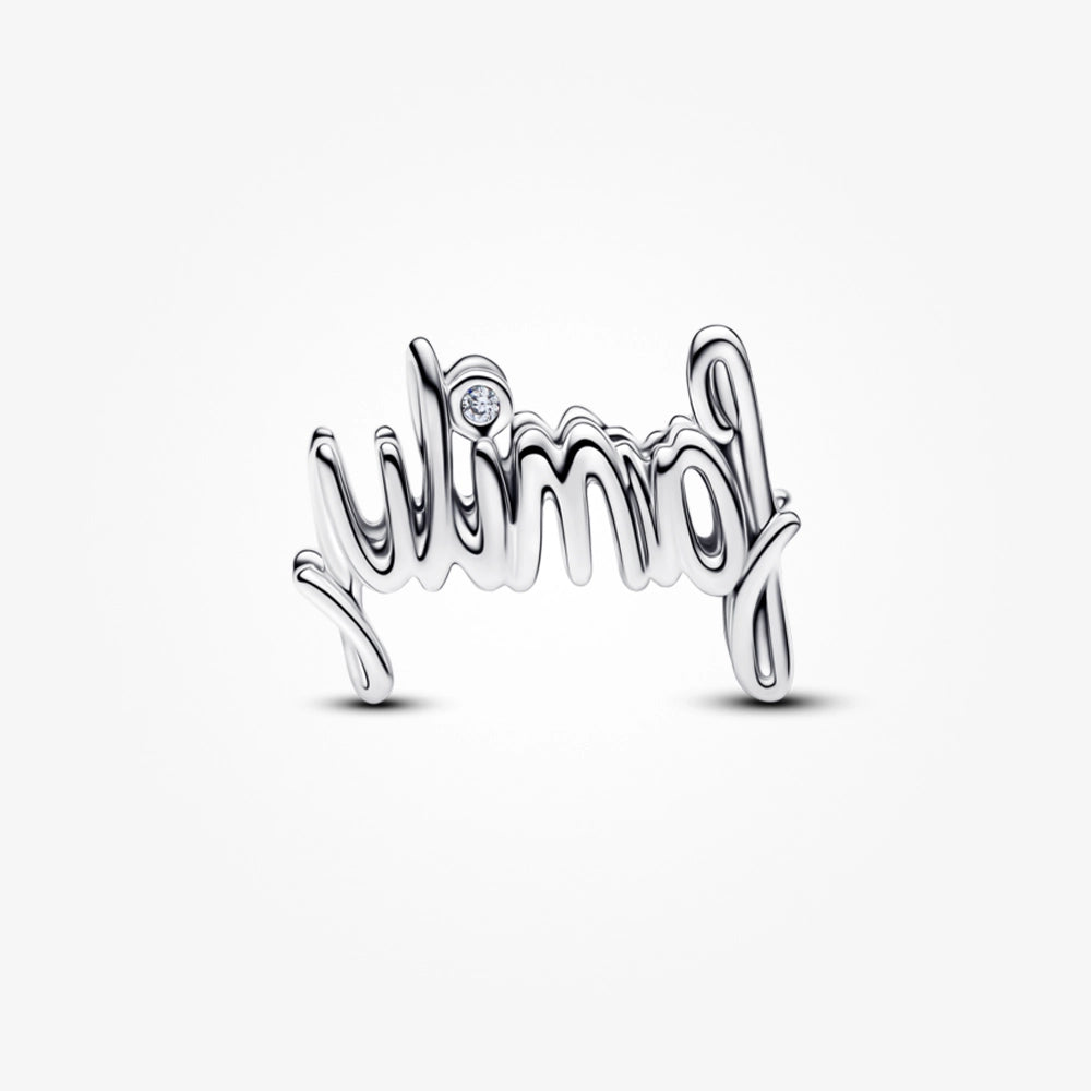 Handwritten Family Charm