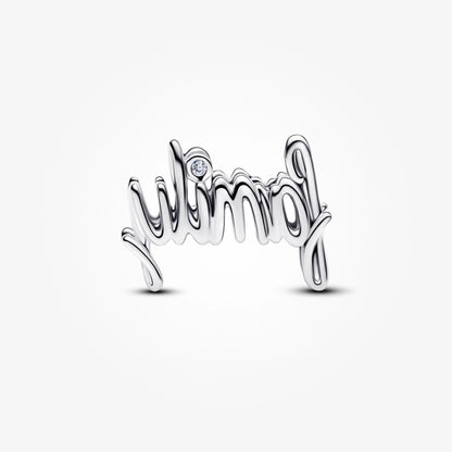Handwritten Family Charm