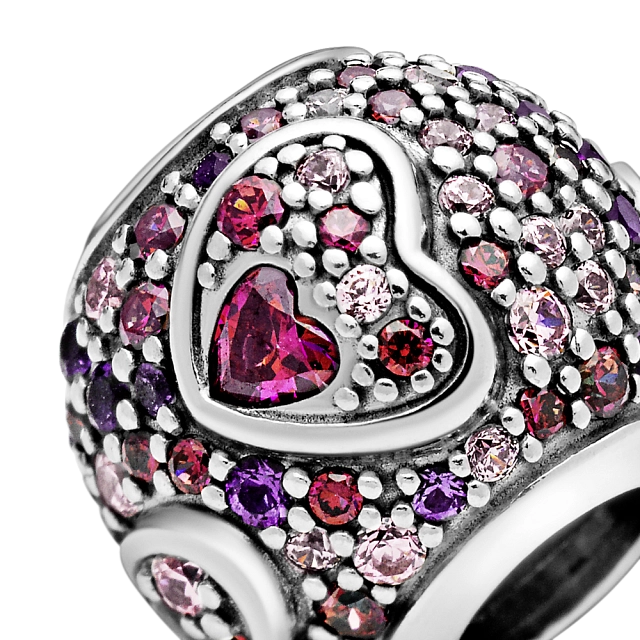 Asymmetric Hearts of Love Charm