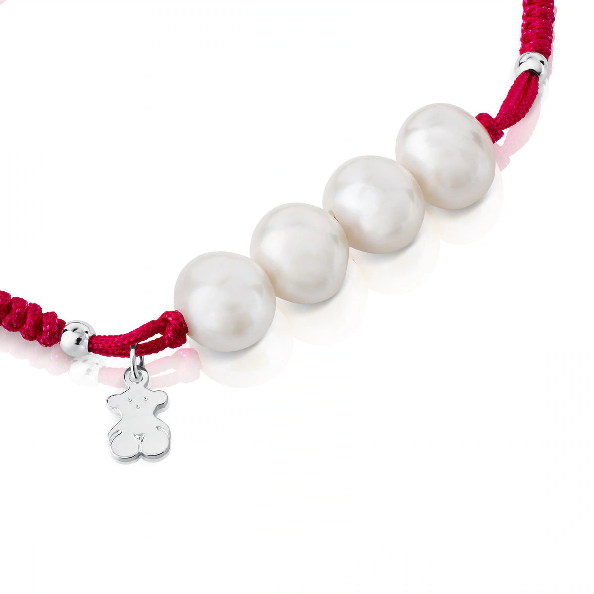 Silver Pearls Bracelet with pearls