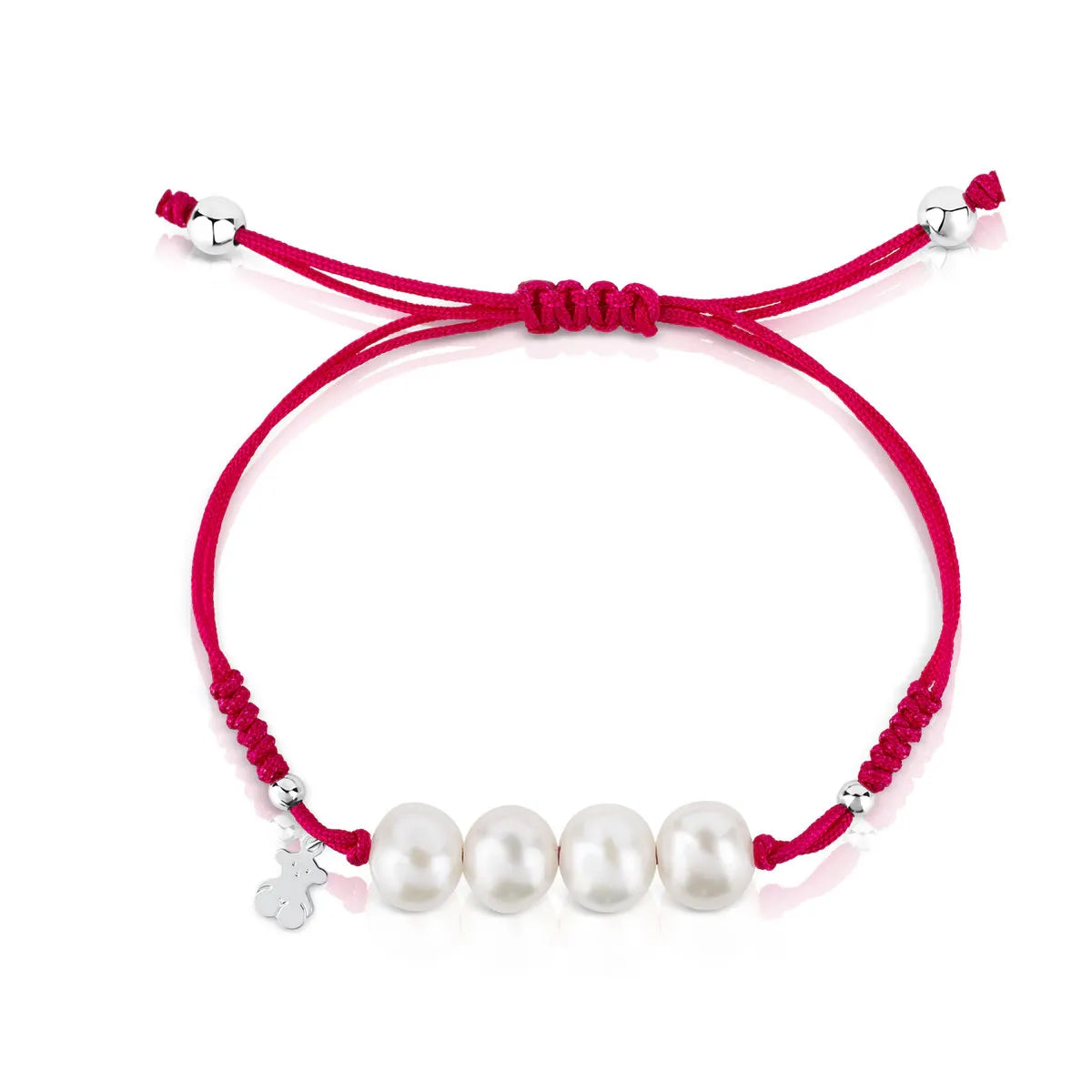 Silver Pearls Bracelet with pearls