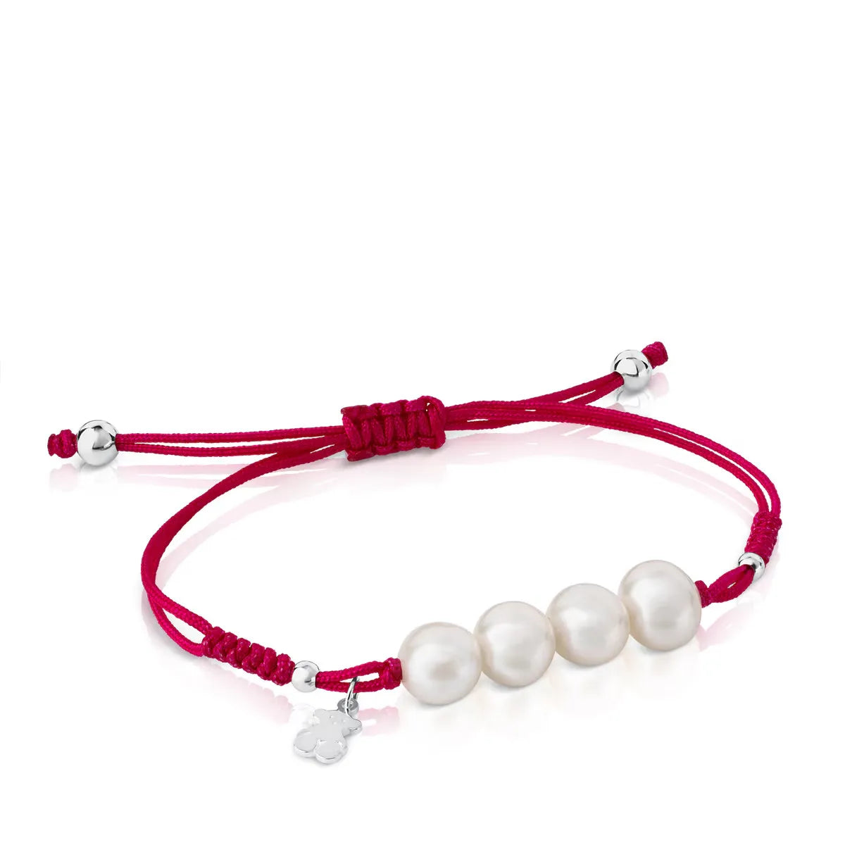 Silver Pearls Bracelet with pearls