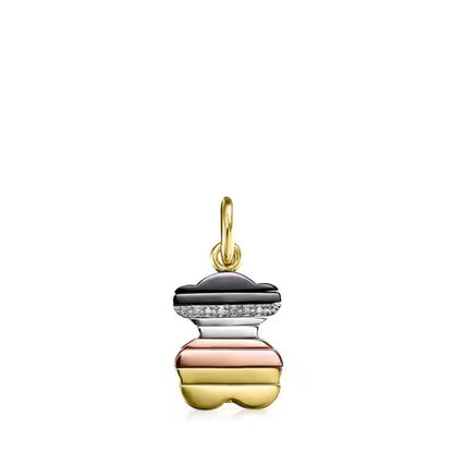 Small Swing Pendant in Gold and Diamonds - Limited Edition