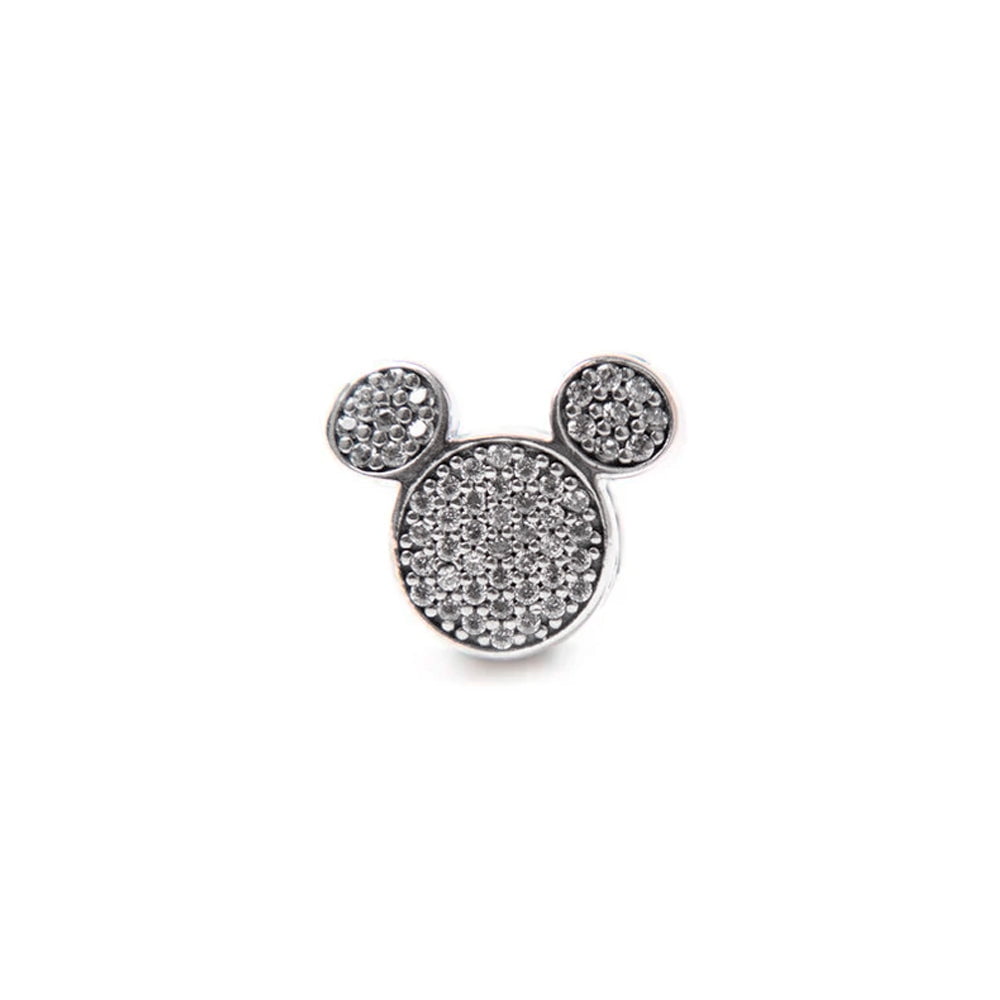 Mickey Mouse Ears Pave Clip Charm
