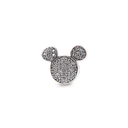Mickey Mouse Ears Pave Clip Charm