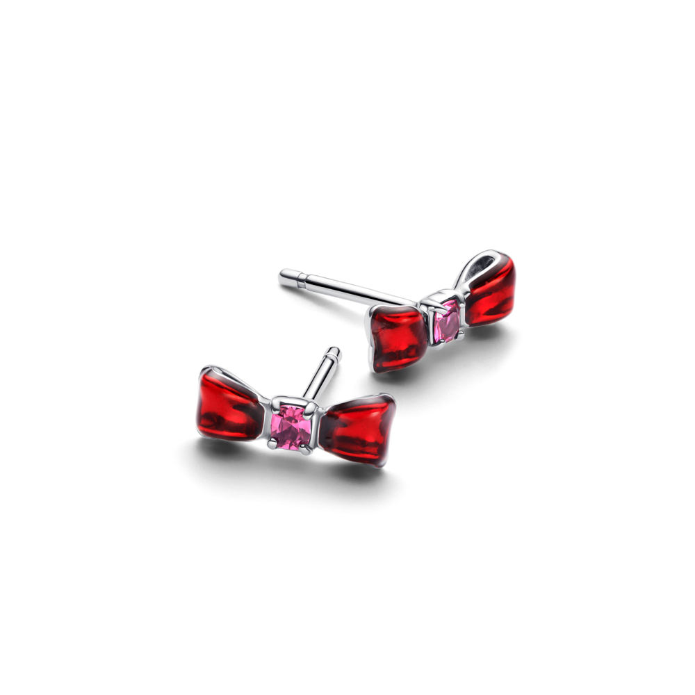 Disney Snow White Bow Stud Earrings