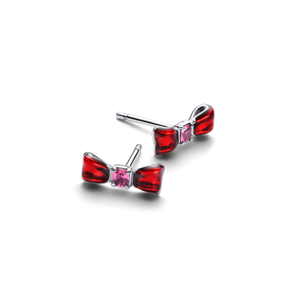 Disney Snow White Bow Stud Earrings