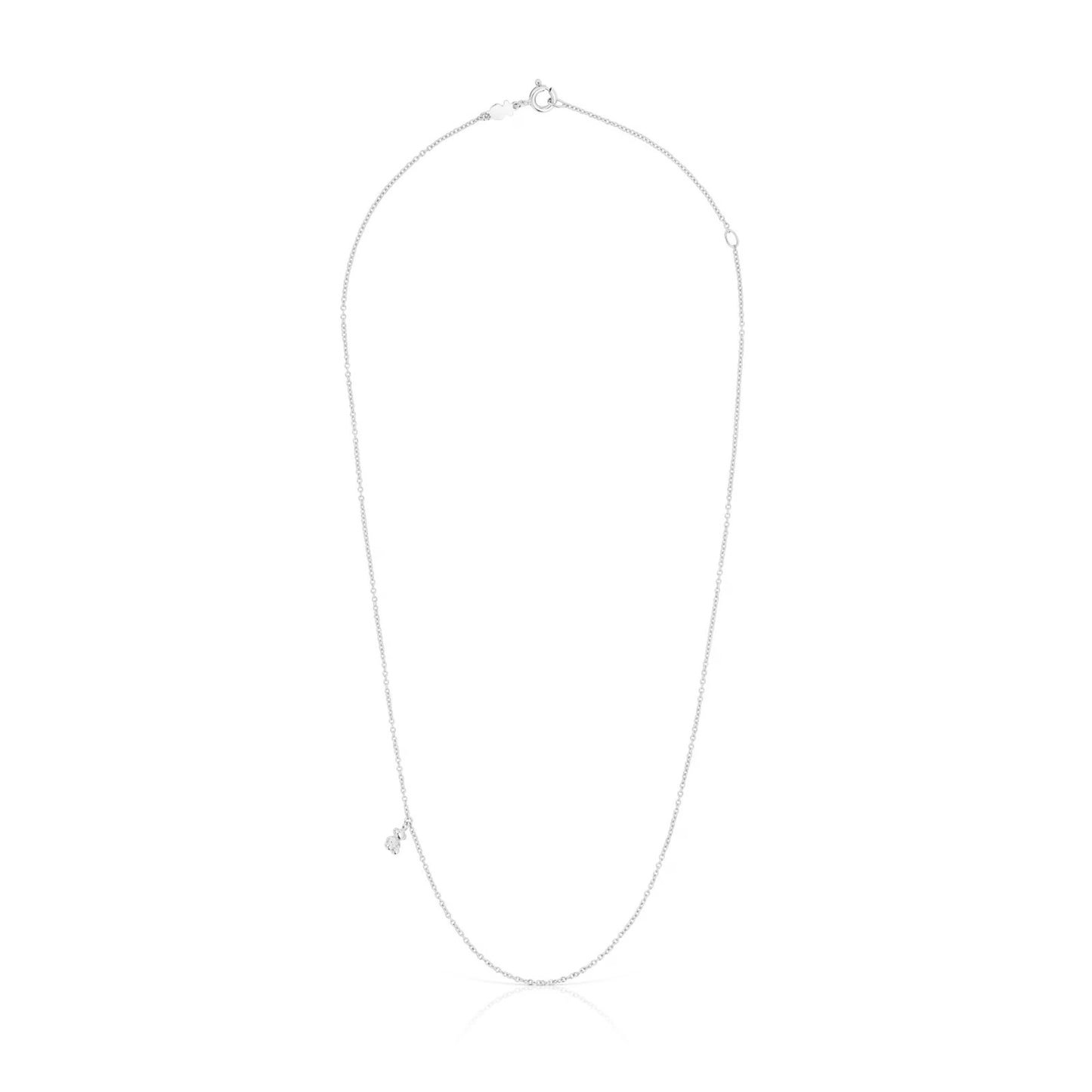 Silver Bold Bear Necklace