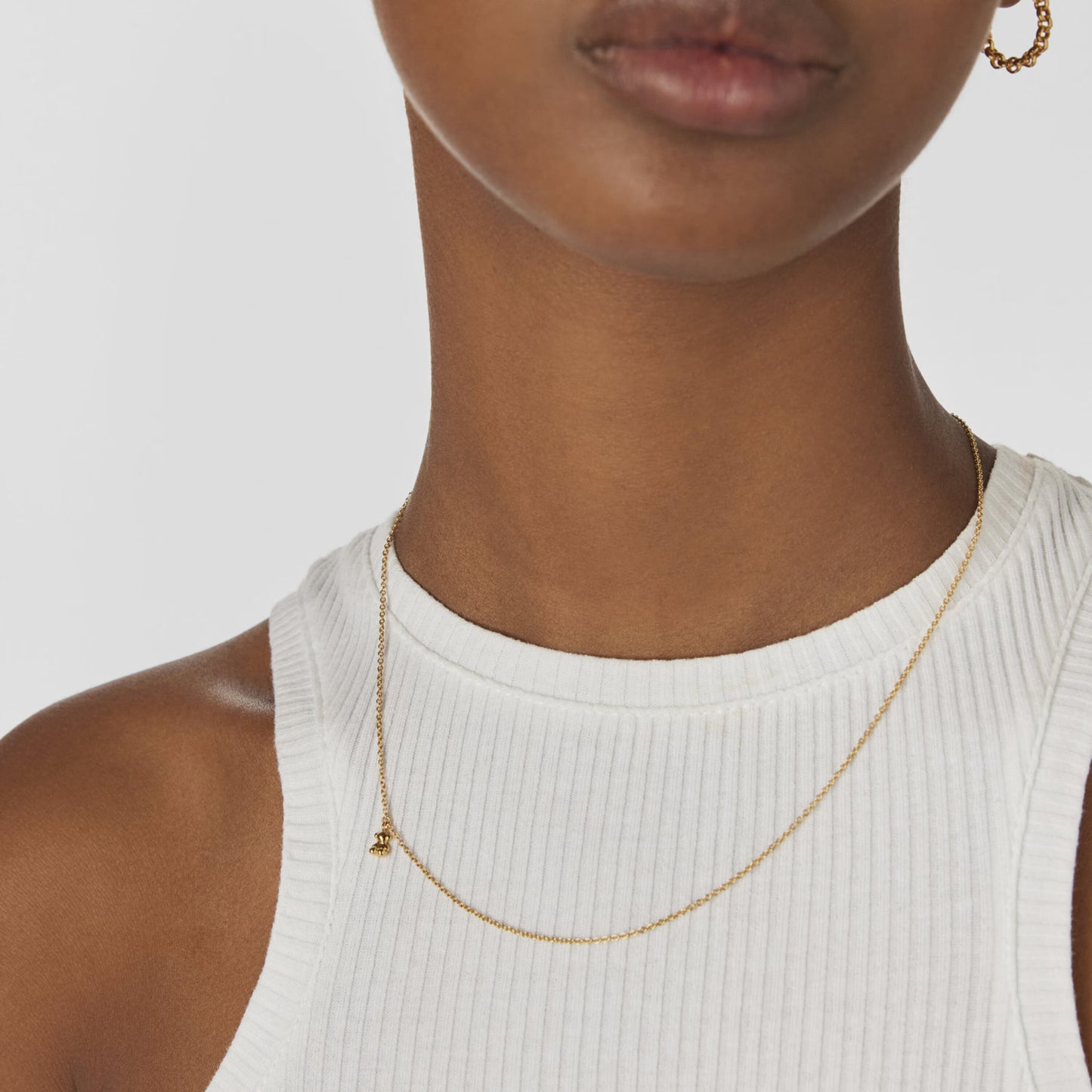 Silver vermeil Bold Bear Necklace