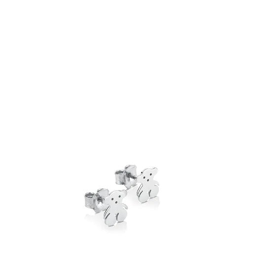Silver Bear Earrings Bear motif