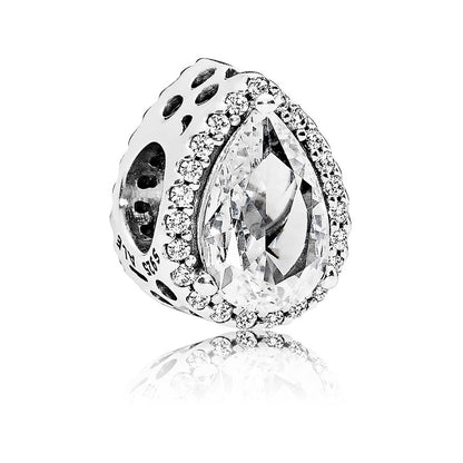 Radiant Teardrop Charm