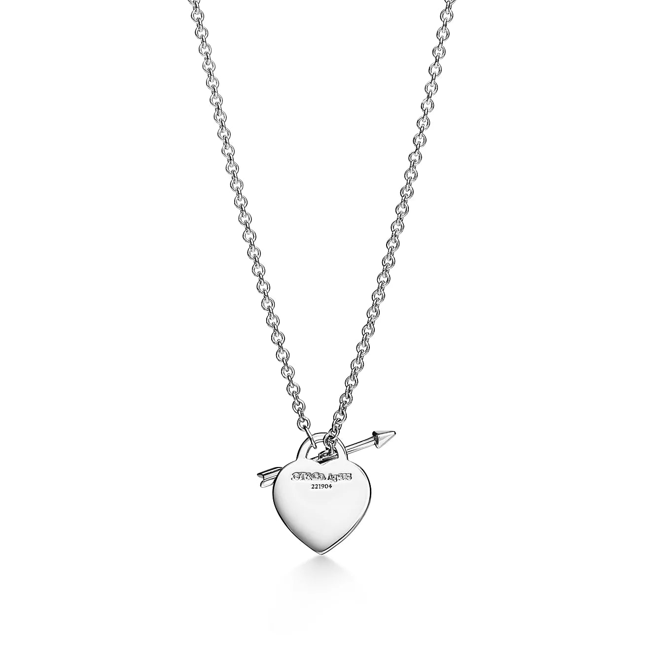 Lovestruck Heart Tag Pendant Necklace