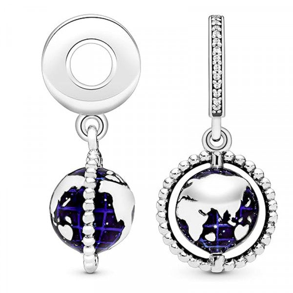 Spinning Globe Dangle Charm