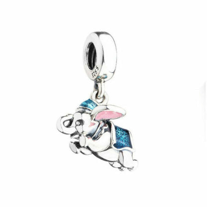 Flying Dumbo Dangle Charm