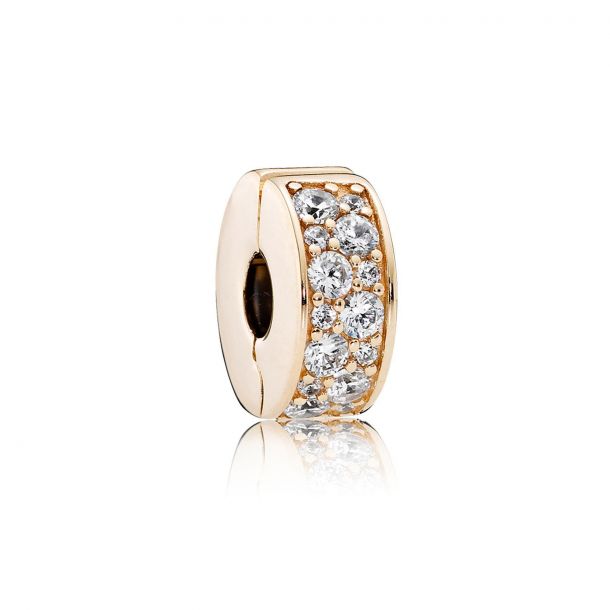 Gold Shining Elegance Clip with Silicone Core