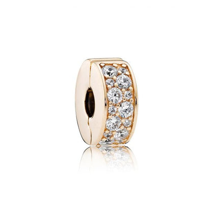 Gold Shining Elegance Clip with Silicone Core