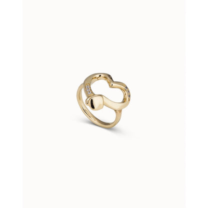 Straight to the Heart Ring Gold Plated