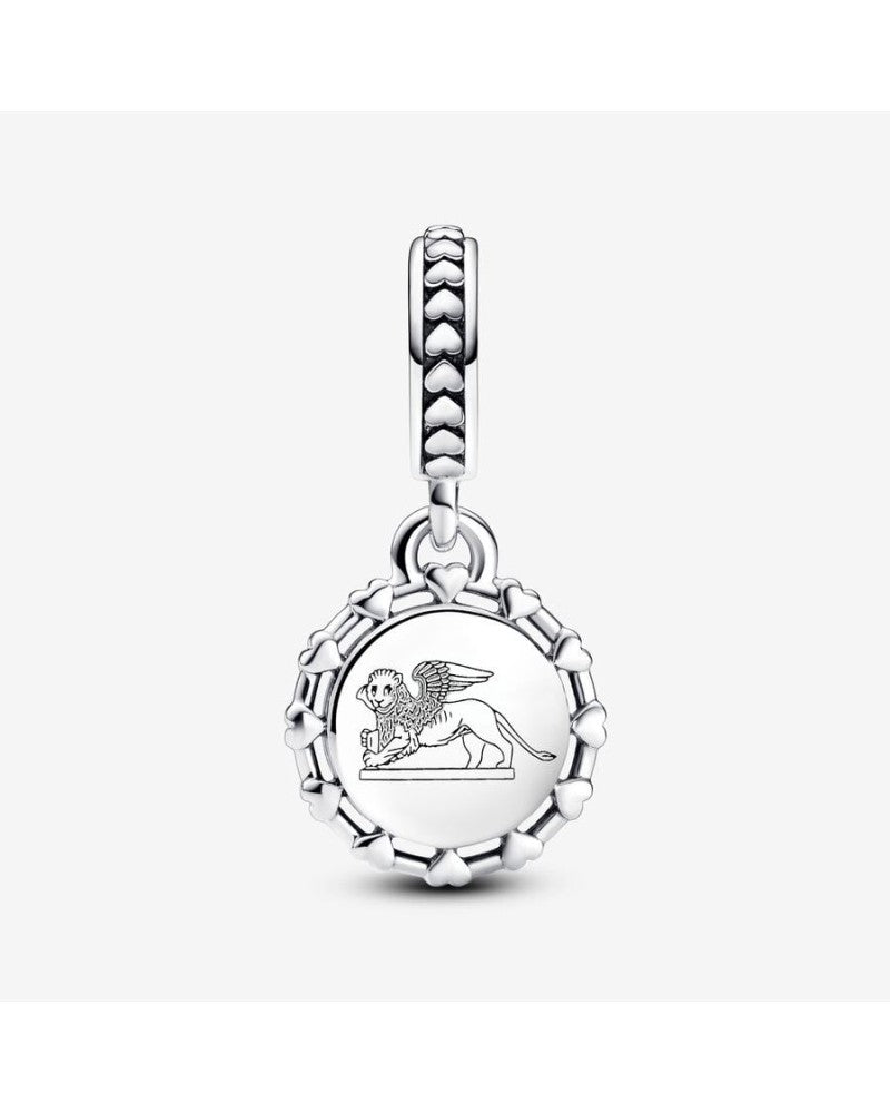 Venetian Mask & Winged Lion Dangle Charm